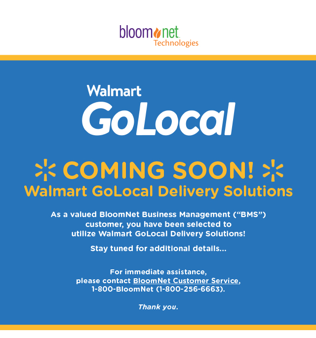Walmart GoLocal Coming Soon!